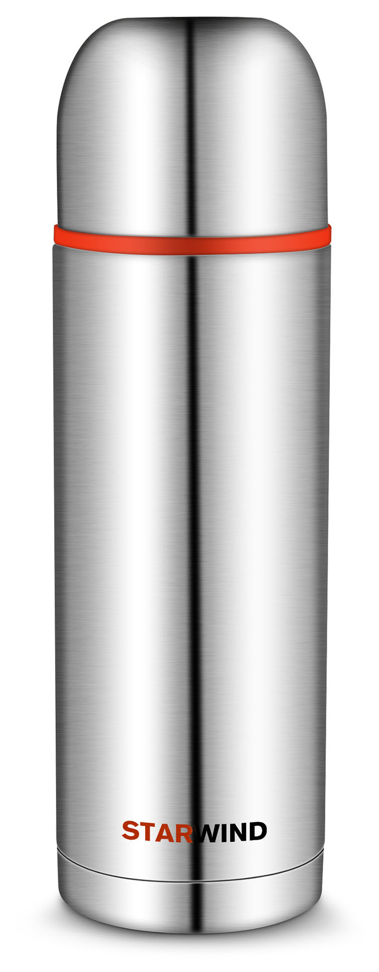 Термос Starwind 20-1000, 1 л, корпус нержавеющая сталь/колба нержавеющая сталь, серебристый (20-1000)
