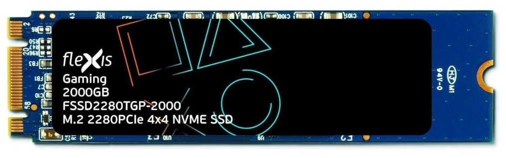 Твердотельный накопитель (SSD) Flexis 2Tb Gaming, 2280, M.2, NVMe (FSSD2280TGP-2000) - фото 1