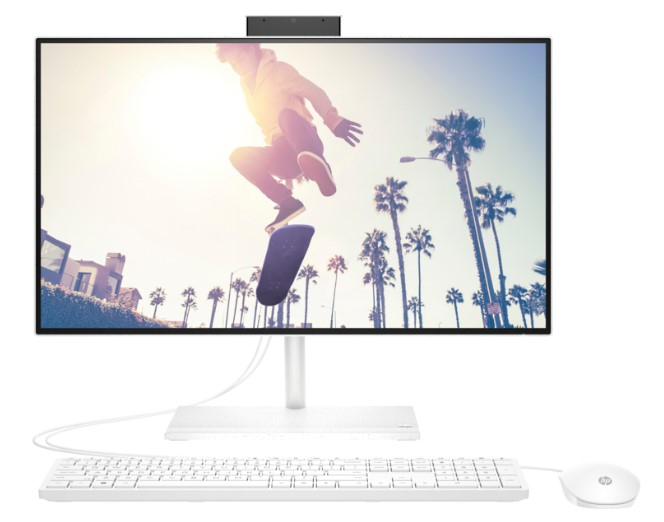

Моноблок HP AIO 24-cb1023nh 23.8" 1920x1080 Touch, Intel Core i5-1235U 1.3 ГГц, 8Gb RAM, 512Gb SSD, Intel Iris Xe Graphics, WiFi, BT, Cam, без ОС, белый, клавиатура, мышь (6V337EA), 24-cb1023nh