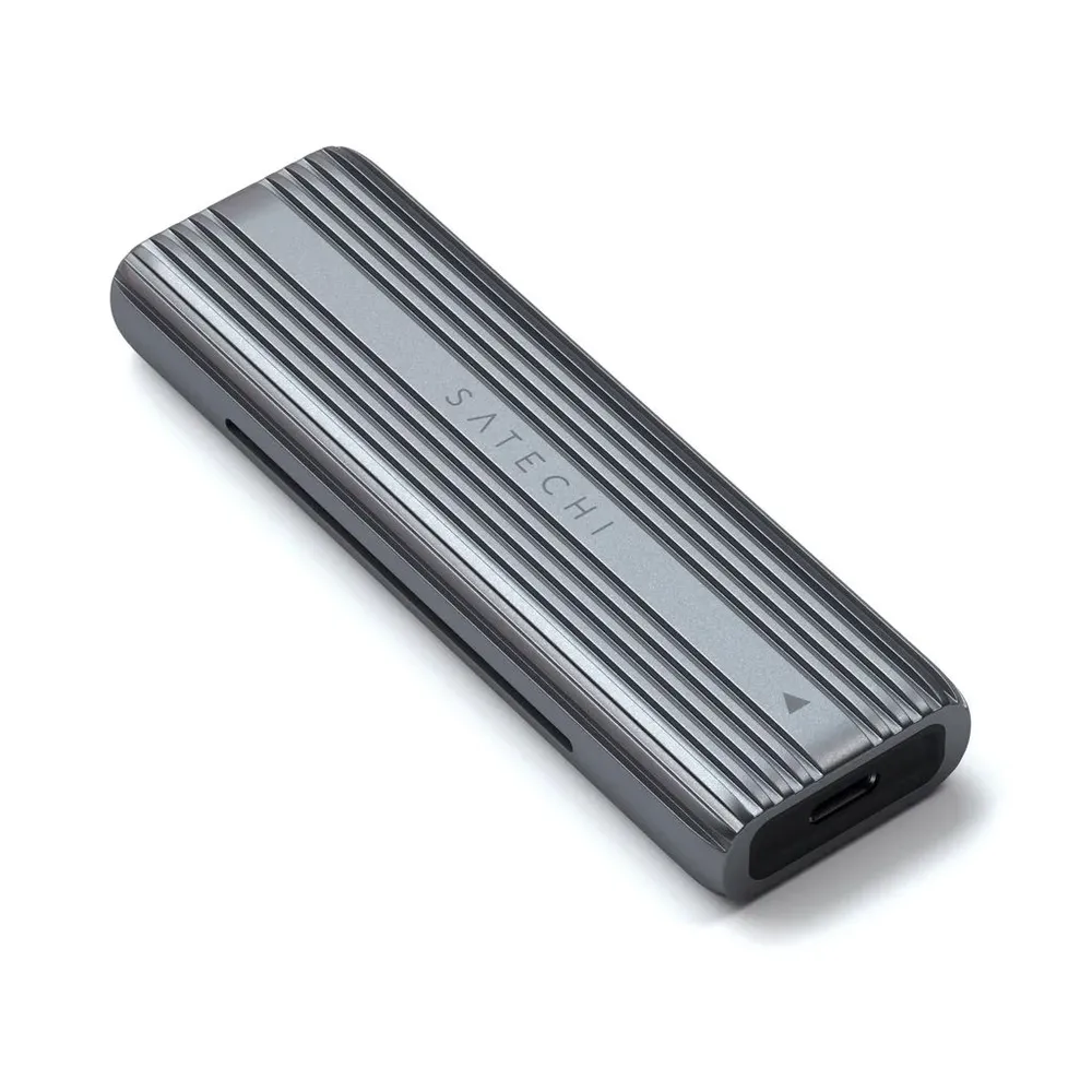 Внешний бокс Satechi ST-UCNSEM, 1xM.2/M.2 NVMe, серый