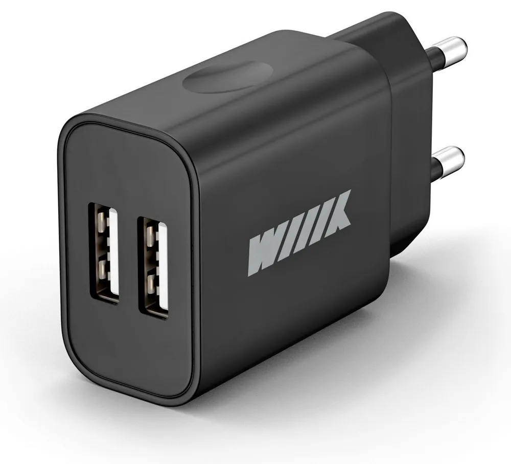 

Сетевое зарядное устройство WIIIX UNN-1-2-03, 2xUSB, Quick Charge, PD, 2.4A, черный (UNN-1-2-03), UNN-1-2-03