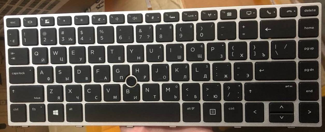 

Клавиатура HP для ноутбука HP EliteBook 840 G5 / 846 G5 / 840 G6 / 846 G6, черная с серой рамкой (L14377-251-SP), L14377-251