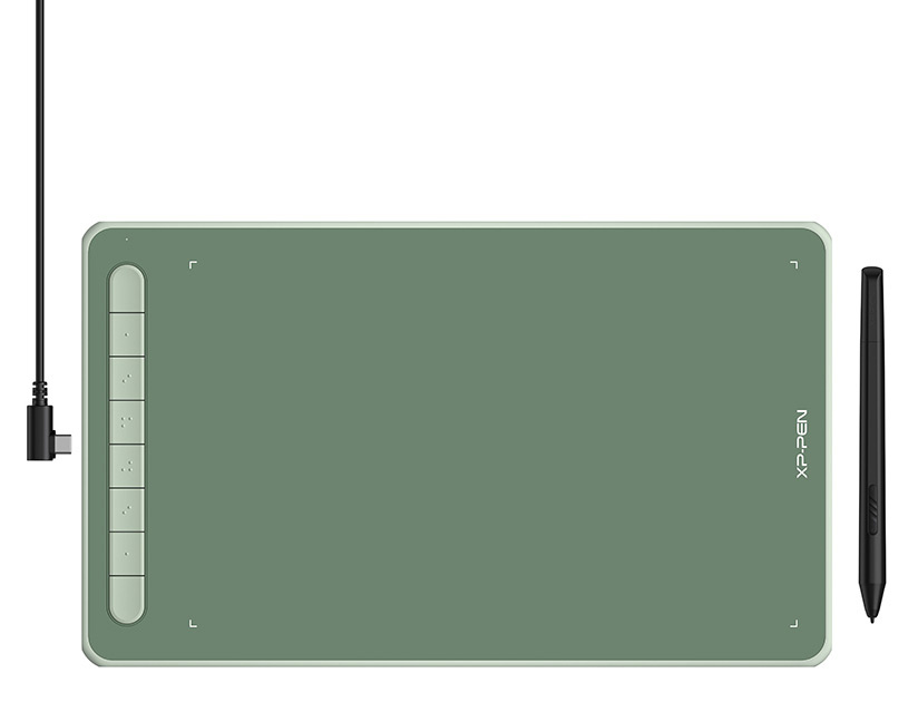 

Графический планшет XP-Pen Deco LW, 254x152, 5080 lpi, USB, Bluetooth, перо - беспроводное, зеленый (IT1060B_G), LW