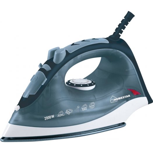 

Утюг HomeStar HS-4003 2 кВт, длина шнура 1.5 м, белый/голубой (002671), HS-4003