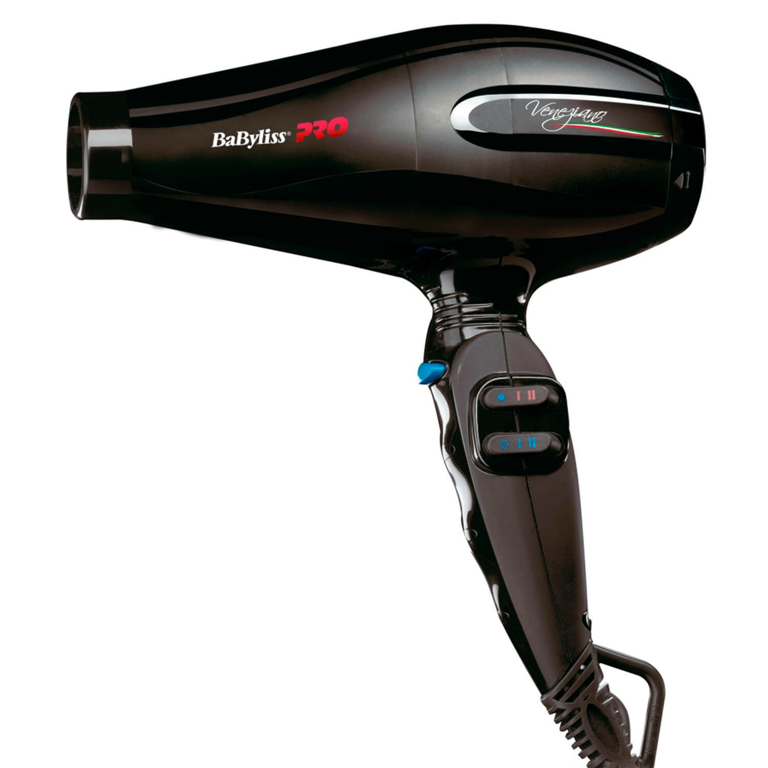 Фен BaByliss Pro Veneziano Ionic BAB6610INRE 2200Вт, режимов: 3, насадок: 2, ионизация, черный - фото 1