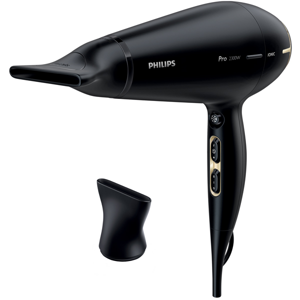 

Фен Philips Prestige Pro HPS920 2300Вт, режимов: 3, насадок: 1, черный (HPS920/00), HPS920