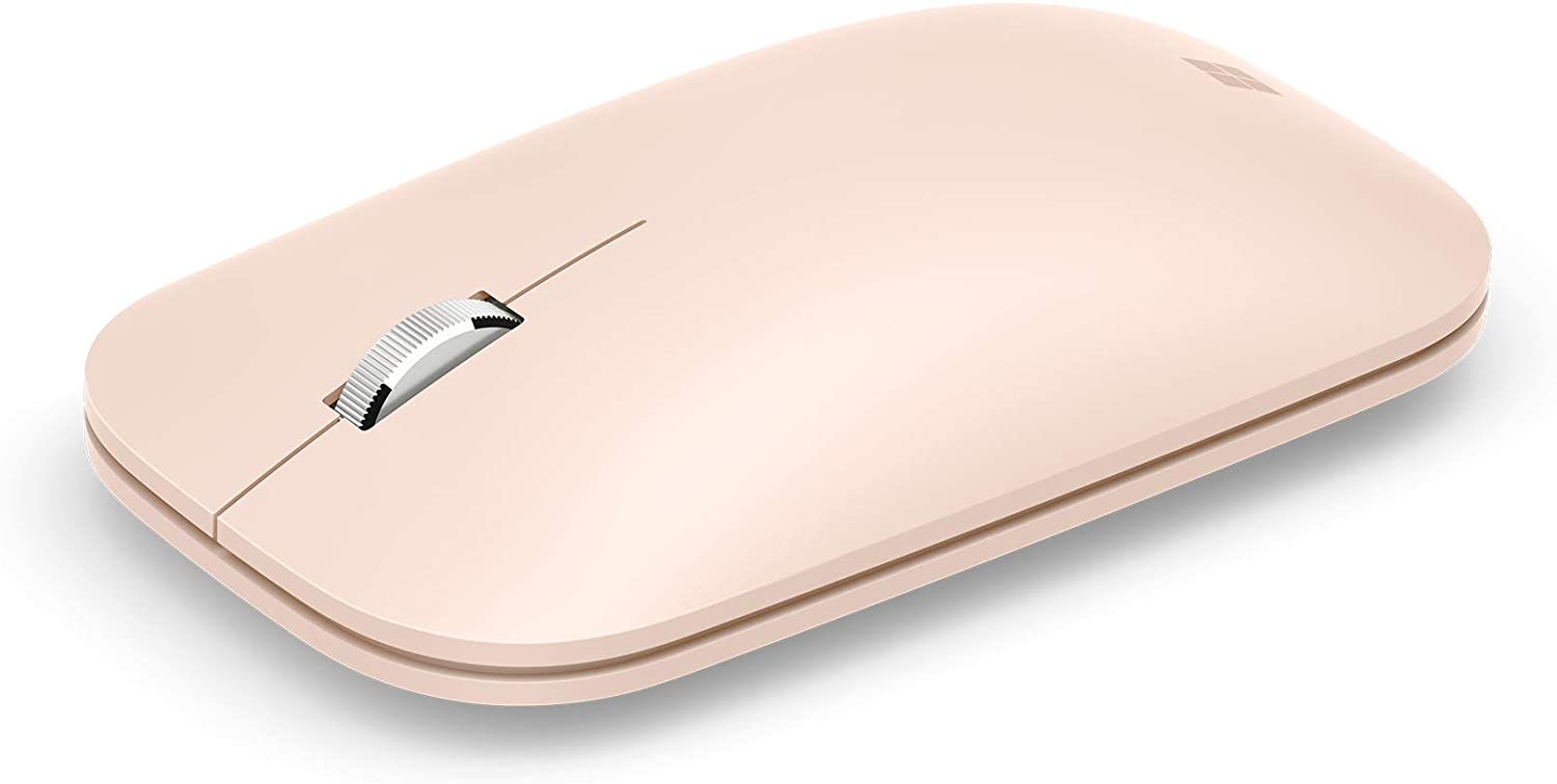 Мышь беспроводная Microsoft Surface Mobile, 1800dpi, оптическая светодиодная, Bluetooth, персиковый (KGY-00065)