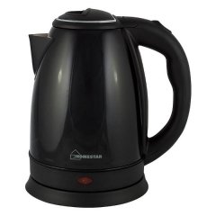 

Чайник Homestar HS-1010 1.8л. 1500Вт, нержавеющая сталь, черный (006753), HS-1010