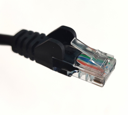 Патч-корд UTP кат.6, 10м, RJ45-RJ45, черный, iOpen (ANP612B-BK-10M)