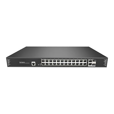 

Коммутатор Just JT-POE31024PFM, управляемый, кол-во портов: 24x100 Мбит/с, кол-во SFP/uplink: SFP 2x1 Гбит/с, установка в стойку, PoE: 24x30Вт (макс. 400Вт), JT-POE31024PFM
