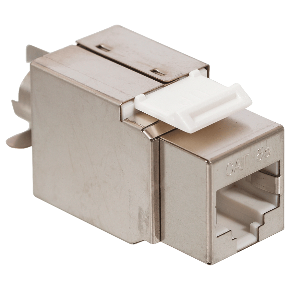 

Вставка Keystone Lanmaster 180 градусов, RJ-45 cat.5e экранированный, 1шт., серебристый (LAN-OK45S5E/180), 180 градусов