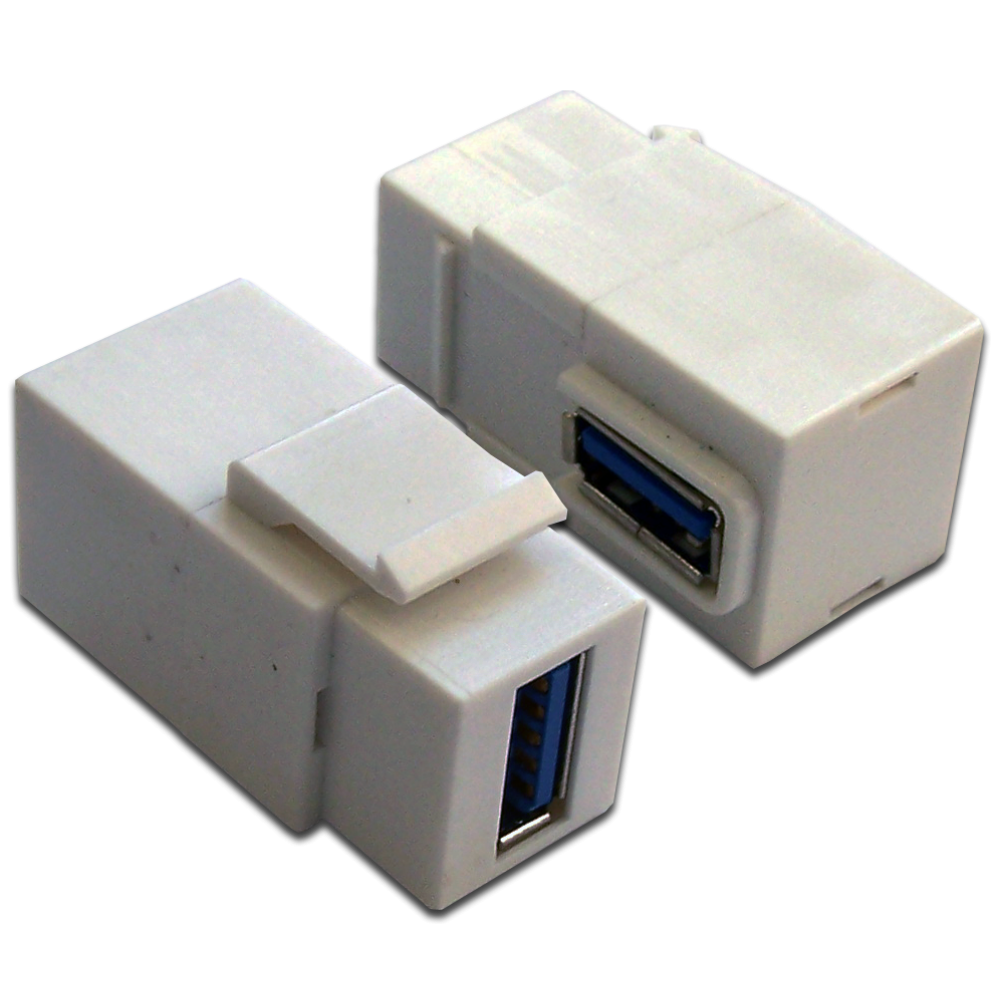 

Модуль Keystone Lanmaster 90 градусов, USB 3.0, 1шт., белый (LAN-OK-USB30-AA/V-WH), 90 градусов