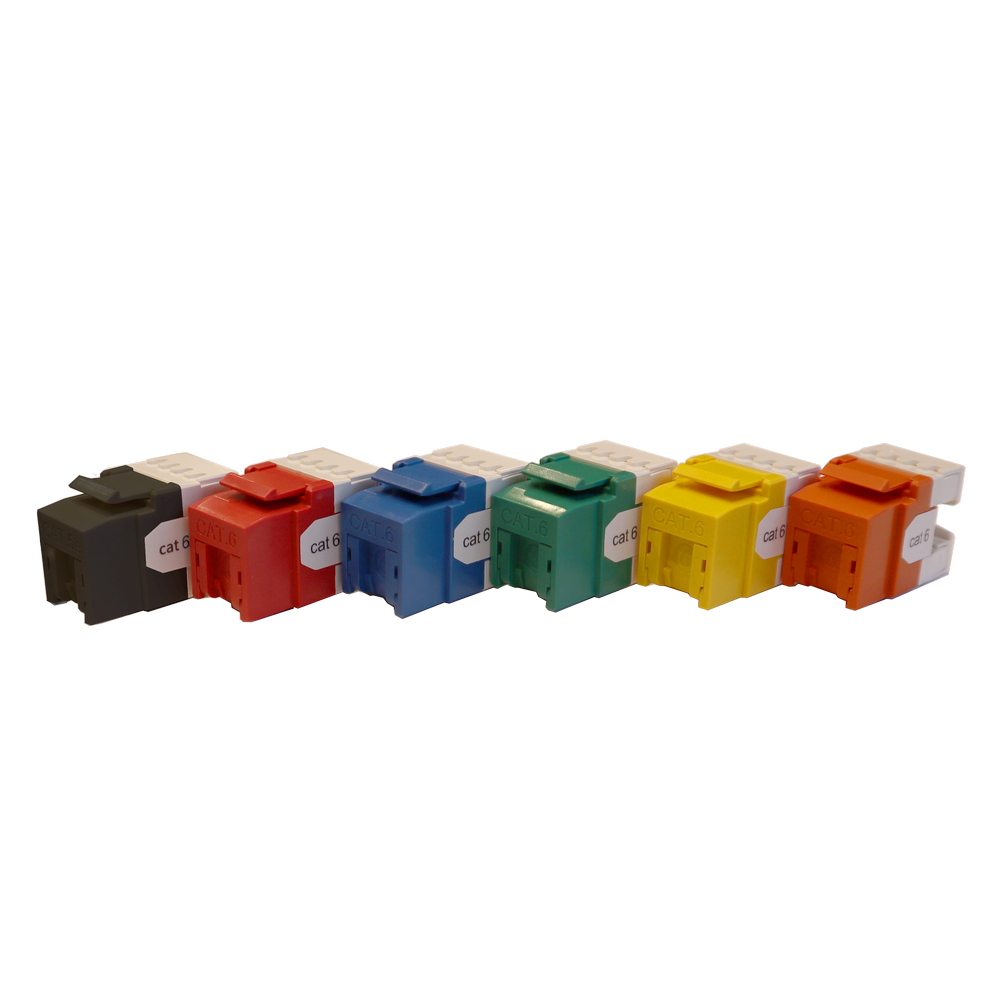 Модуль Keystone Lanmaster 180 градусов, RJ-45 cat.6