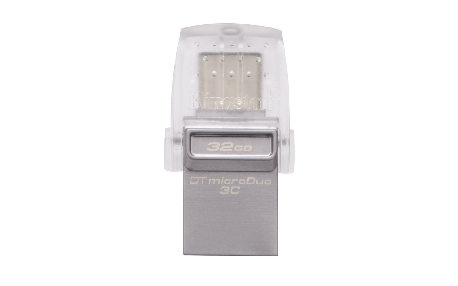 

Флешка 32Gb USB 3.1+Type C Kingston DataTraveler microDuo 3C, серый (DTDUO3C/32GB), DataTraveler microDuo 3C