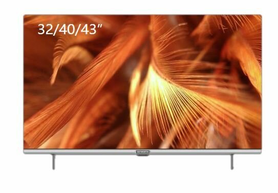 

Телевизор 40" Skyworth 40STE6600, 1920x1080, DVB-T /T2 /C, HDMIx2, USBx2, WiFi, Smart TV, серый (40STE6600), 40STE6600