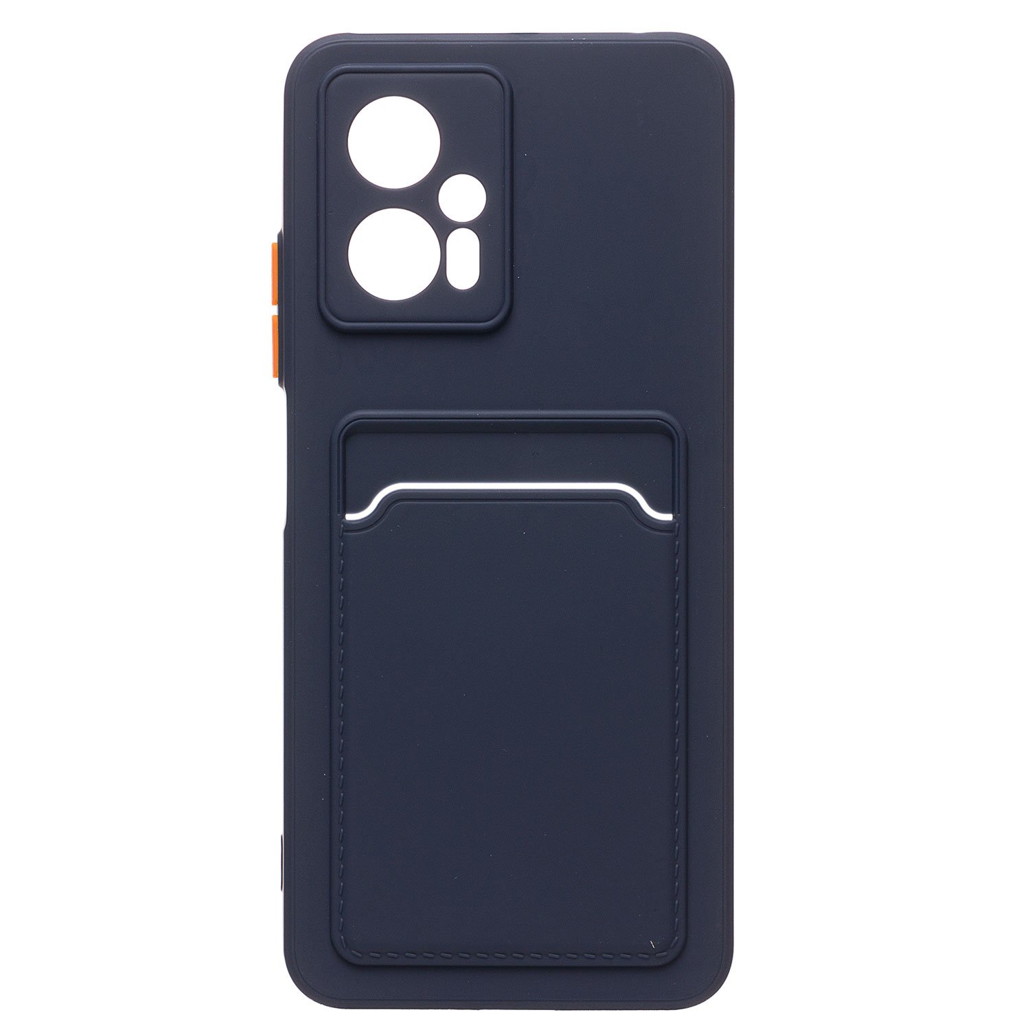 

Чехол-накладка SC315 с картхолдером для смартфона Xiaomi Poco X4 GT/Redmi Note 11T Pro, темно-синий (214430)