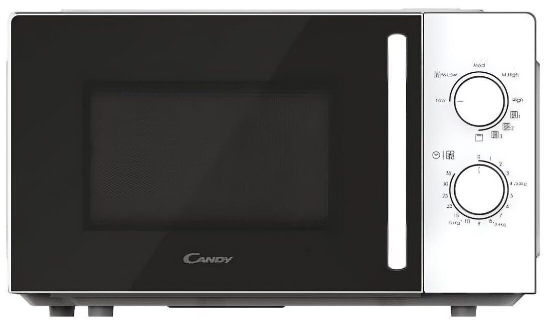 

Микроволновая печь Candy CMG20SMWLI-07 20 л, 700 Вт, гриль, белый/черный (38001010), CMG20SMWLI-07