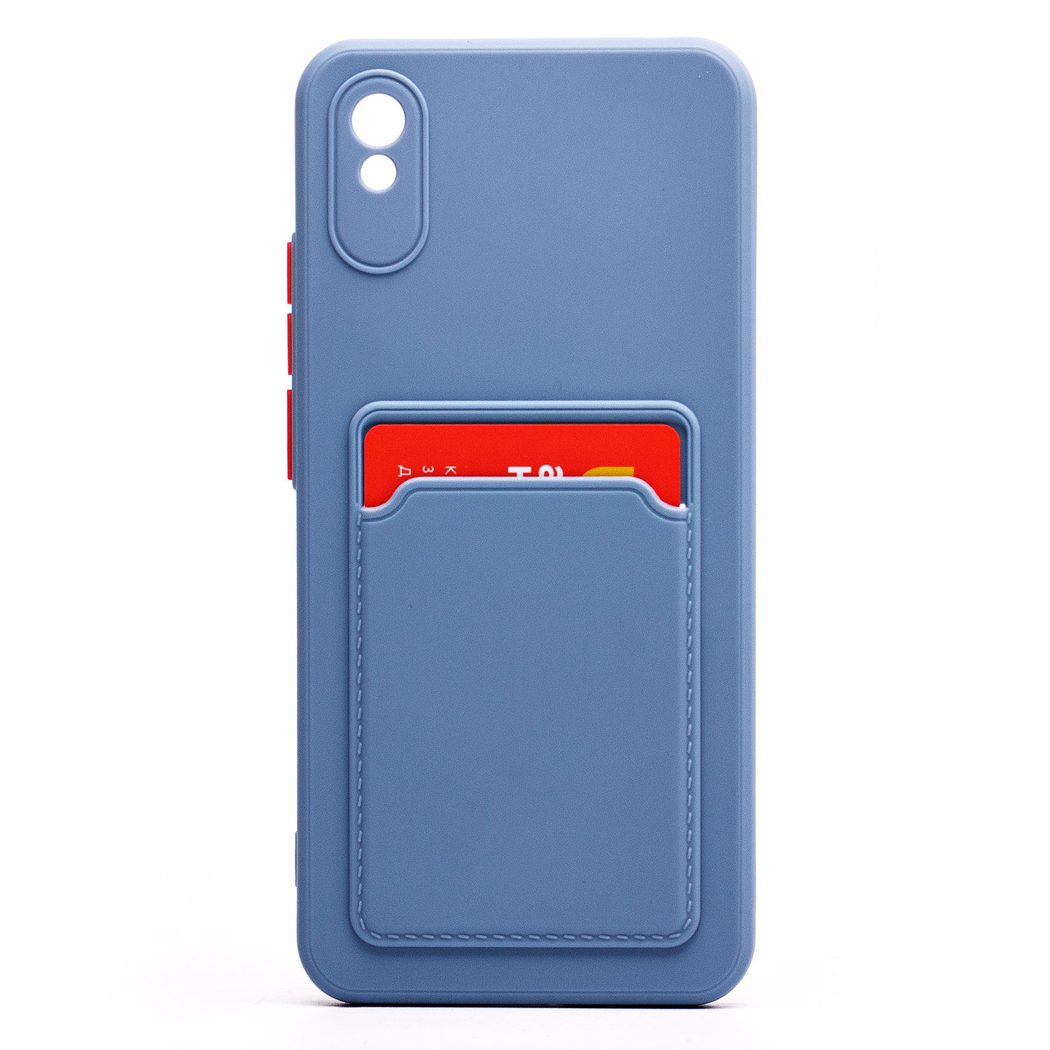 

Чехол-накладка SC315 с картхолдером для смартфона Xiaomi Redmi 9A/Redmi 9i, серый (214739)