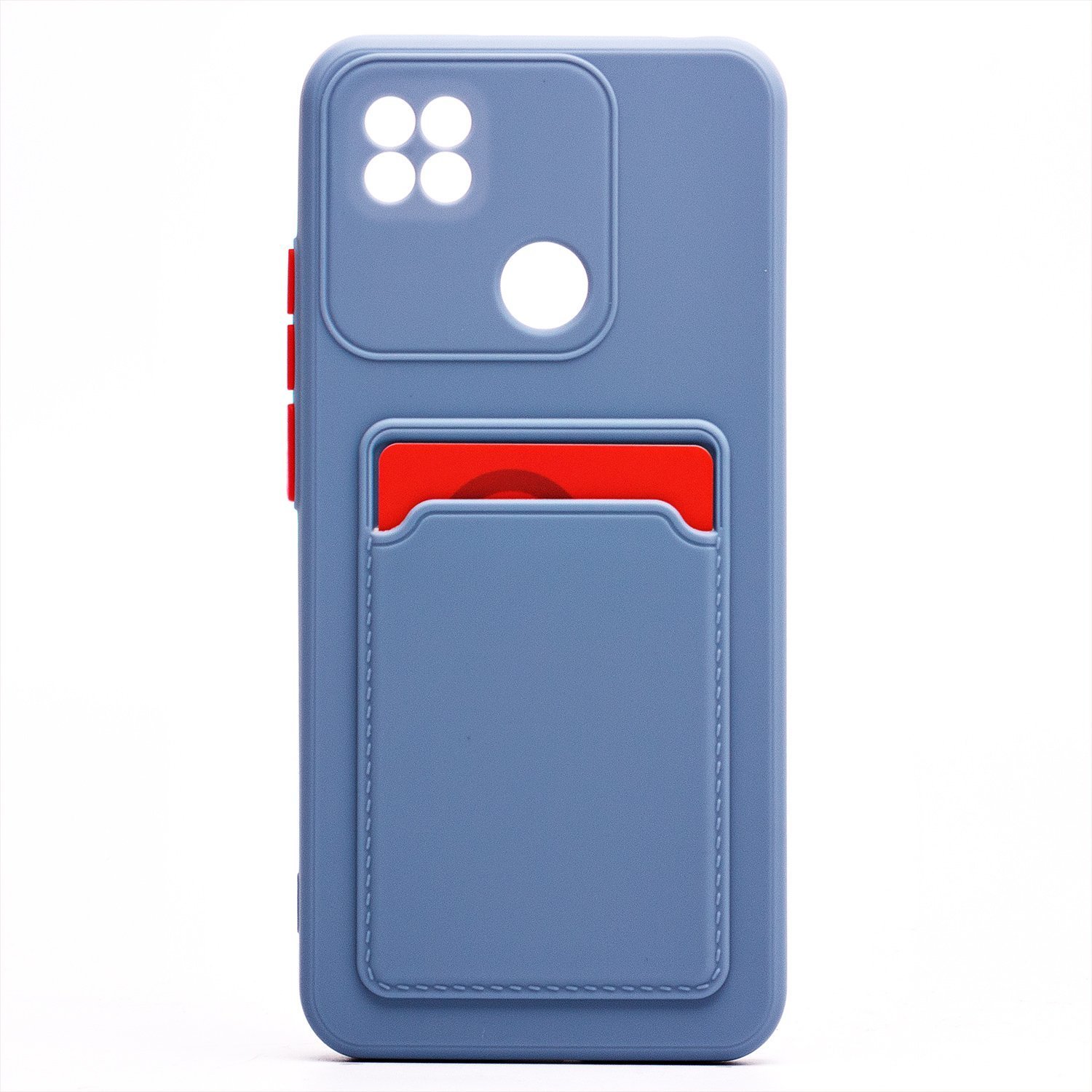 

Чехол-накладка SC315 с картхолдером для смартфона Xiaomi Redmi 9C, серый (214745)