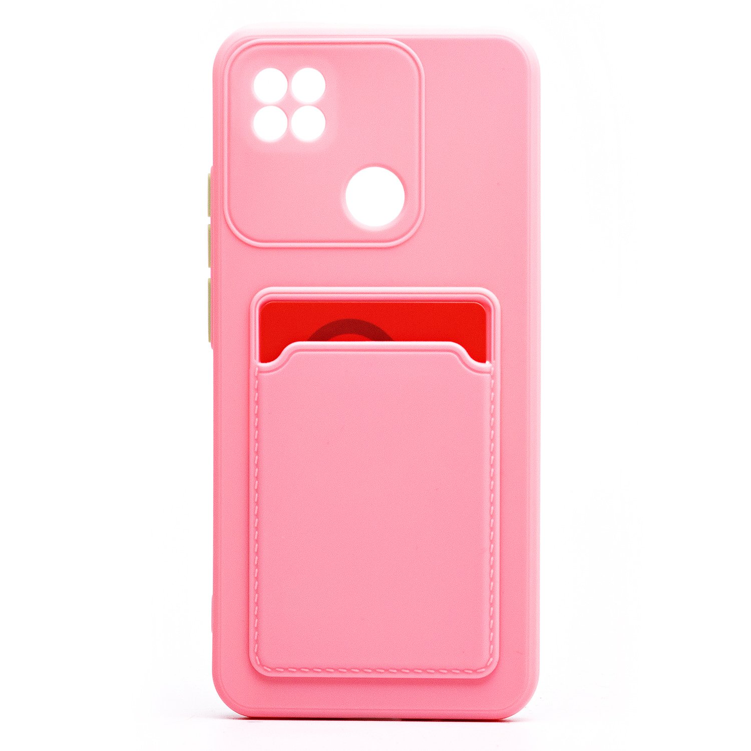 

Чехол-накладка SC315 с картхолдером для смартфона Xiaomi Redmi 9C, розовый (214744)