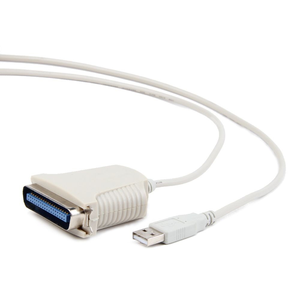 Конвертер Gembird, USB 2.0(AM)-LPT(36m), белый