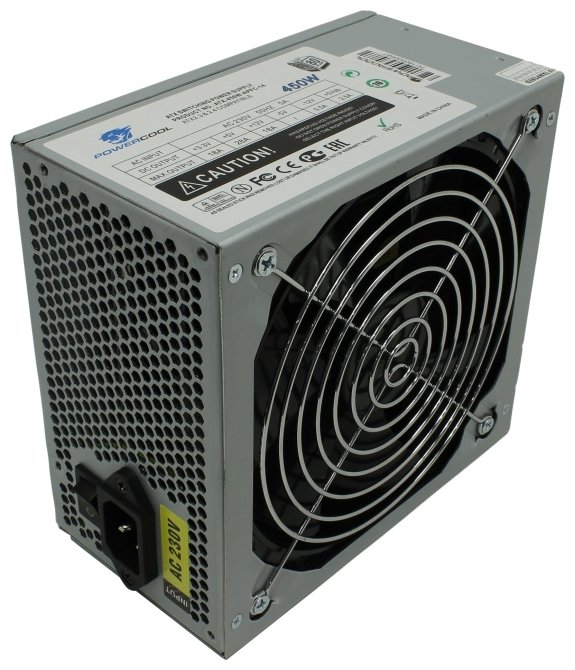 

Блок питания 450 Вт ATX PowerCool, 120 мм (ATX-450W-APFC), 0