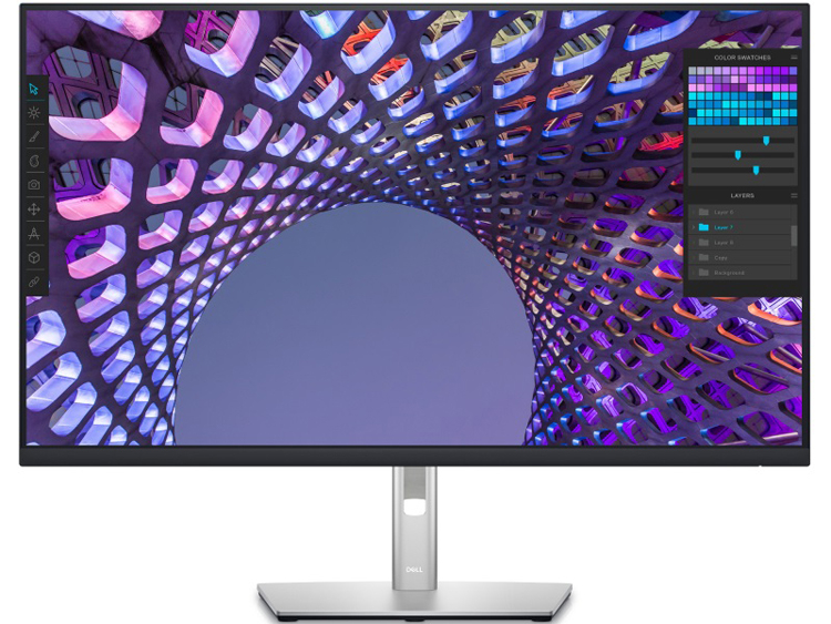 

Монитор 31.5" DELL P3223QE S/BK IPS, 3840x2160 (16:9), 350кд/м2, 5мс, 178°/178°, HDMI, DisplayPort, USB Type-C, USB-Hub, черный/серебристый (P3223QE.), P3223QE S/BK