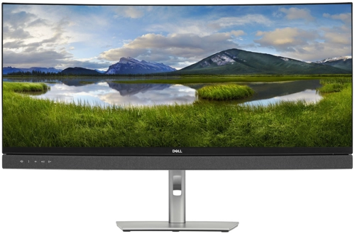 

Монитор 34" DELL Conferencing Monitor C3422WE. IPS, изогнутый, 3440x1440 (21:9), 300кд/м2, 8мс, 178°/178°, HDMI, DisplayPort, USB Type-C, USB-Hub, веб-камера, черный/серебристый (C3422WE.), C3422WE.