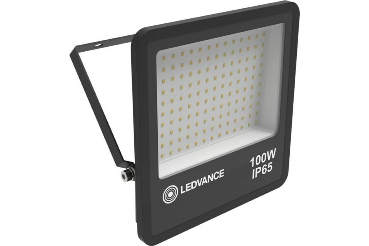 Прожектор светодиодный LEDVANCE, 100Вт, 9000лм, 4000K, Ra:70-79, IP65, черный (4058075709379)