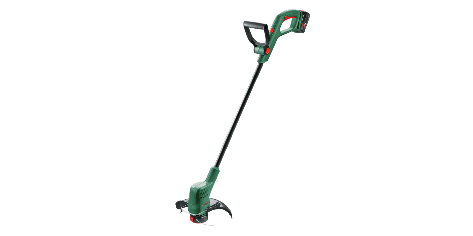 

Триммер аккумуляторный Bosch EasyGrassCut 18-260, аккумуляторный, реж.эл.: леска, d-образная рукоять, нижнее положение двигателя, 1.9 кг, АКБ+З/У (06008C1C05), EasyGrassCut 18-260