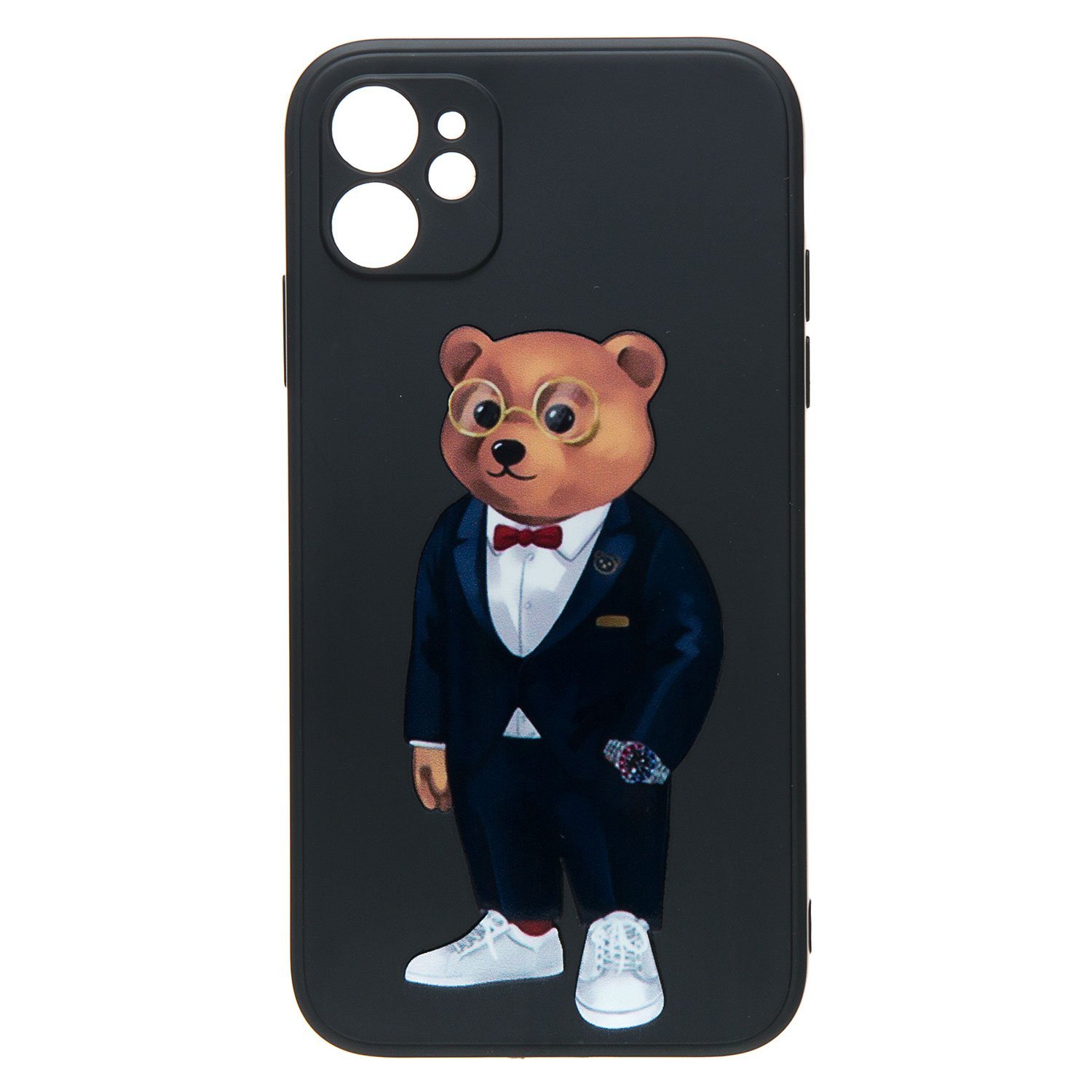 

Чехол-накладка Activ для смартфона Apple iPhone 11, силикон, черный (208818)