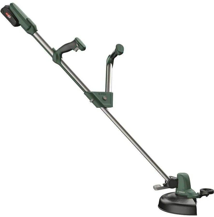 

Триммер аккумуляторный Bosch UniversalGrassCut 18-260, аккумуляторный, реж.эл.: леска, U-образная рукоять, нижнее положение двигателя, 2.7 кг, 2АКБ+З/У (06008C1D02), UniversalGrassCut 18-260