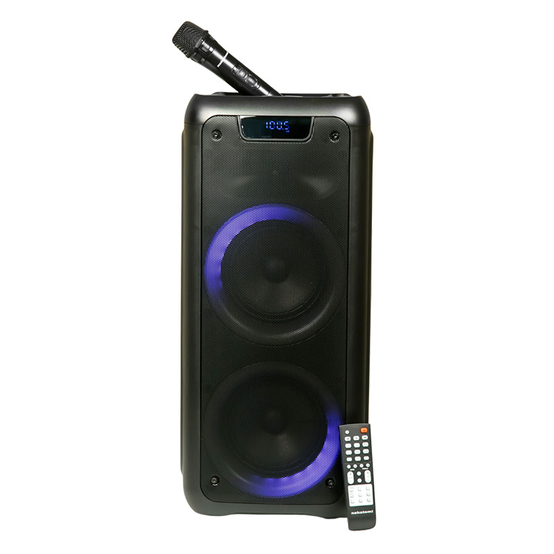

Портативная акустика NAKATOMI GS-40, 50 Вт, FM, AUX, USB, microSD, Bluetooth, подсветка, черный (GS-40), GS-40
