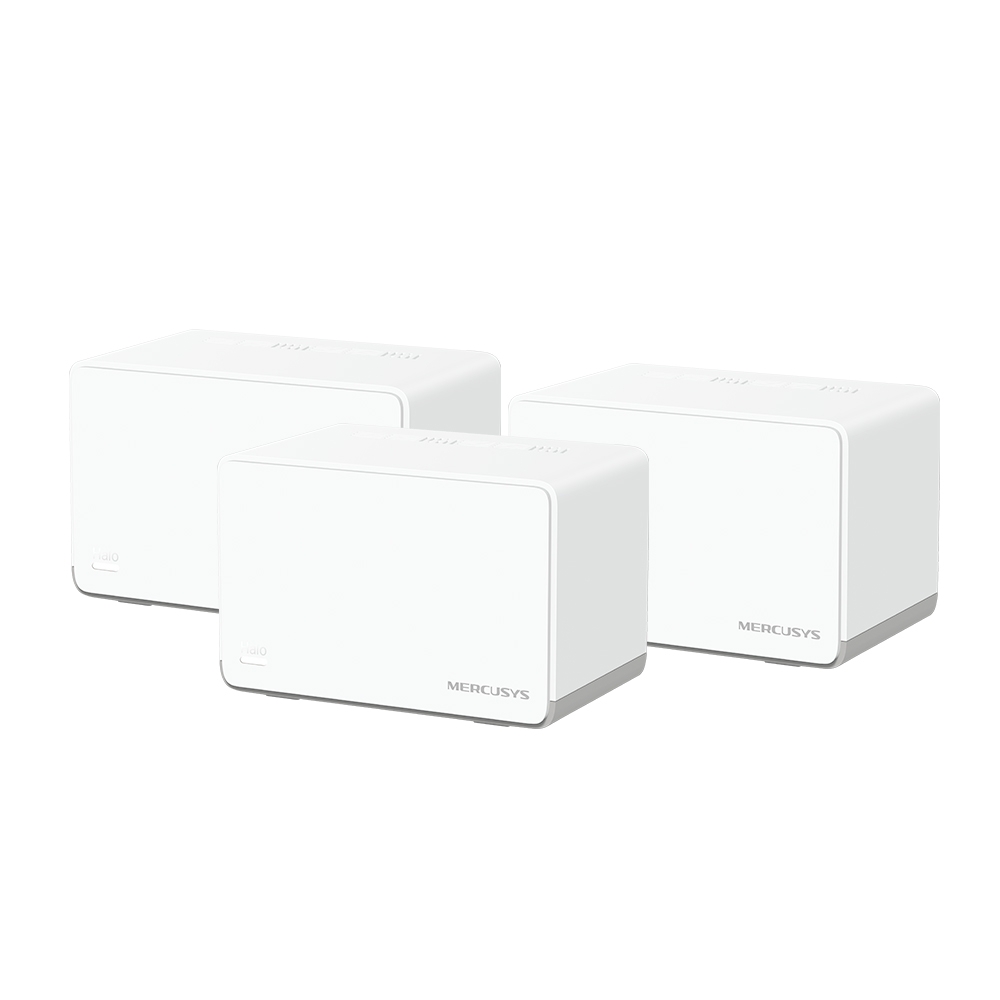 

Mesh система Mercusys Halo H70X, 802.11a/b/g/n/ac/ax, 2.4/5ГГц, до 1775 Мбит/с, LAN 2x1Гбит/с, WAN 1x1 Гбит/с, внутренних антенн: 2, комплект 3 (Halo H70X(3-pack)), Halo H70X