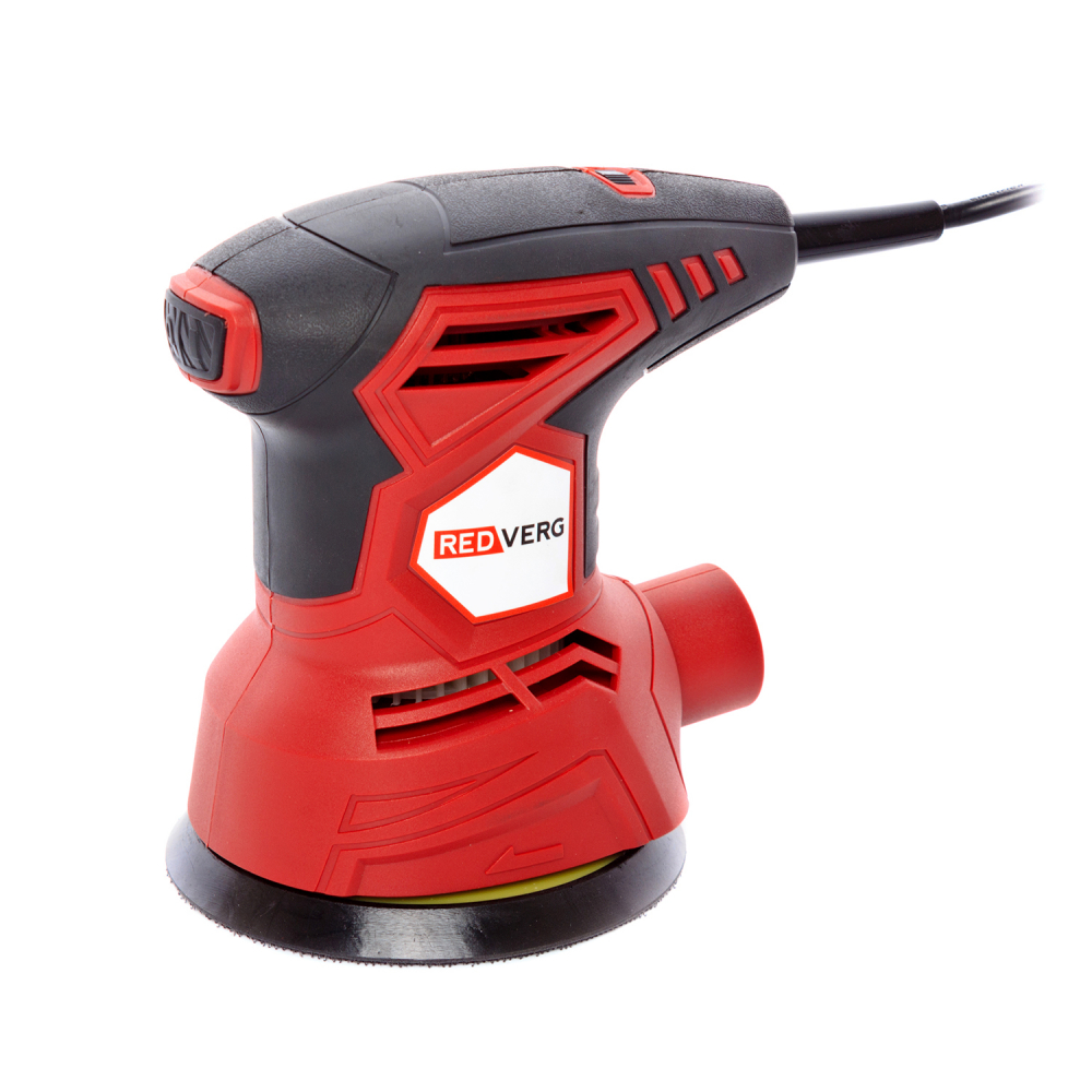 

Эксцентриковая шлифовальная машина RedVerg RD-OS30-125, сетевая, 300Вт, 125мм, 6000 об/мин, 12000 кол/мин, пылесборник, 1.6 кг, RD-OS30-125