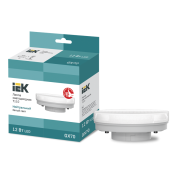 Лампа светодиодная GX70, 12 Вт, 4000 K, IEK