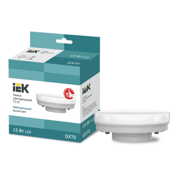 Лампа светодиодная GX70, 15 Вт, 4000 K, IEK