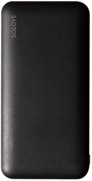 

Портативный аккумулятор (Powerbank) Solove 001M, 10000 мА·ч, 2xUSB, 2.1А, черный (001M + Black RUS), 001M