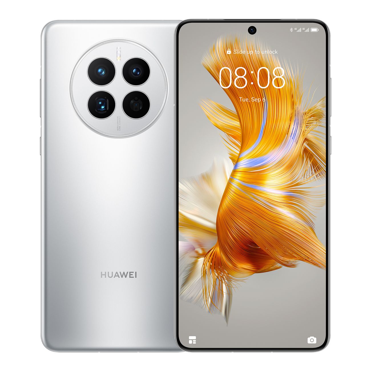 

Смартфон Huawei Mate 50, 6.7" 1224x2700 OLED, Qualcomm Snapdragon 8+ Gen 1, 8Gb RAM, 256Gb, 3G/4G, NFC, Wi-Fi, BT, 3xCam, 2-Sim, 4.46 А·ч, USB Type-C, Android 12, серебристый, Mate 50