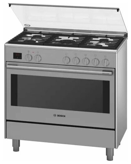 

Плита комбинированная Bosch Series 8 HCB738357M, серебристый (HCB738357M), HCB738357M