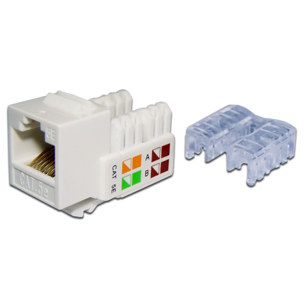 

Модуль Keystone Lanmaster 90 градусов, RJ-45 cat.5e, 1шт., белый (NM-KSTU90/WH), 90 градусов
