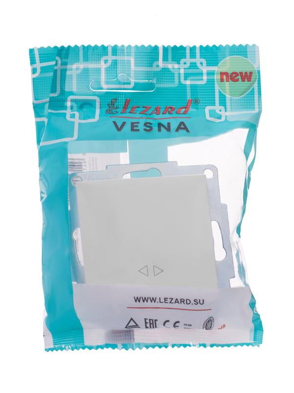 

Выключатель промежуточный LEZARD 742-0288-107, 1кл., скрытый монтаж, в сборе, белый (742-0288-107), 742-0288-107