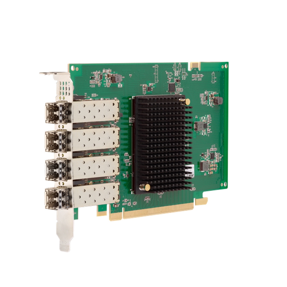 Адаптер FC Broadcom LPE35004-M2, 4xLC, 32 Гб/с
