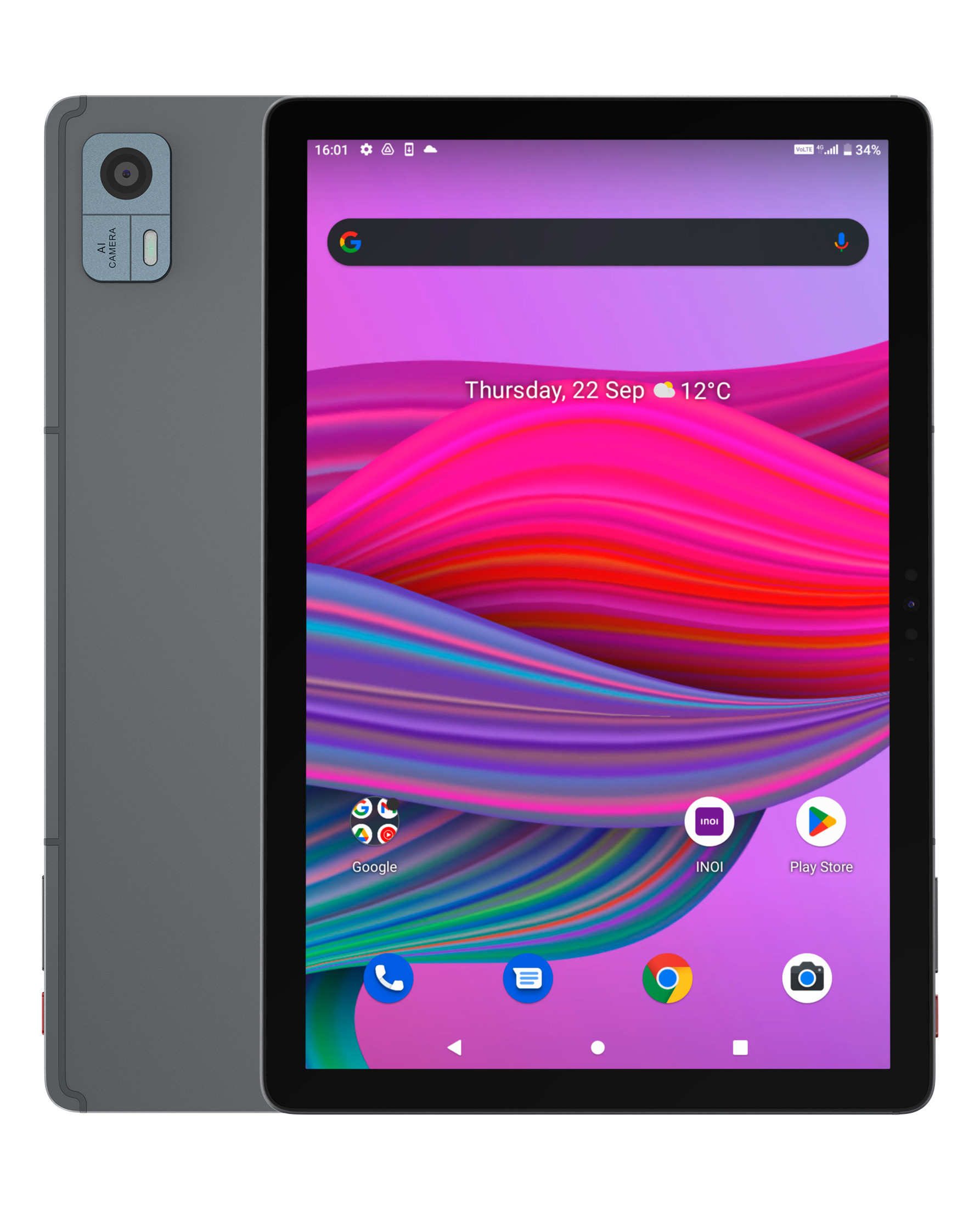 

Планшет INOI inoiPad Pro 10.1" 1920x1200 IPS, Unisoc Tiger T610, 4Gb RAM, 128Gb, 3G/4G LTE, WiFi, BT, 6 А·ч, Android 11, серый космос, Pro