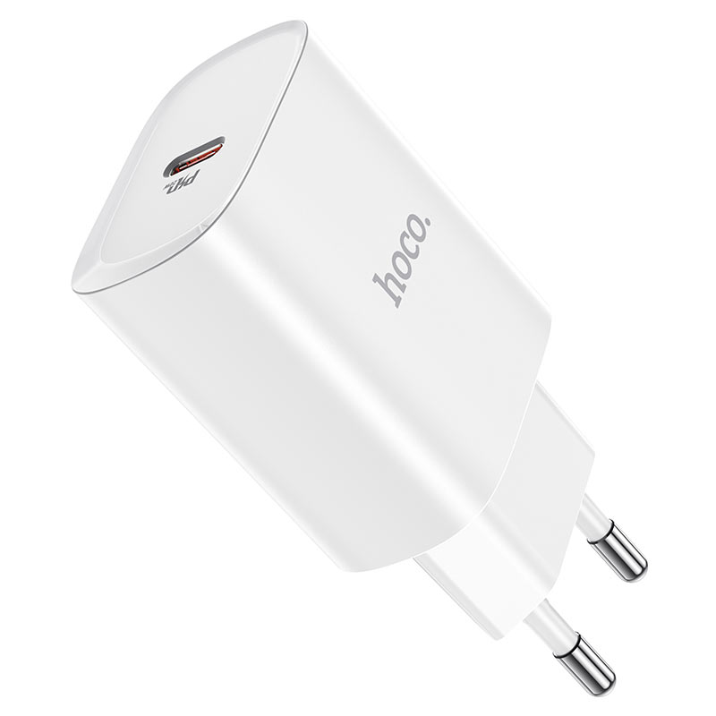

Сетевое зарядное устройство Hoco N14 Smart charging 20Вт, USB type-C, Quick Charge, PD, 3A, белый (6931474745033), Lightning 8pin, N14 Smart charging