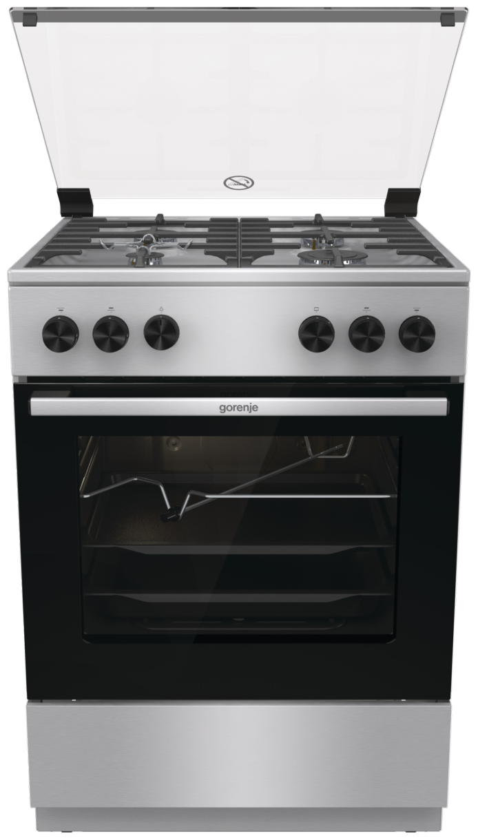 Плита газовая Gorenje GGI6A21XH, нержавеющая сталь