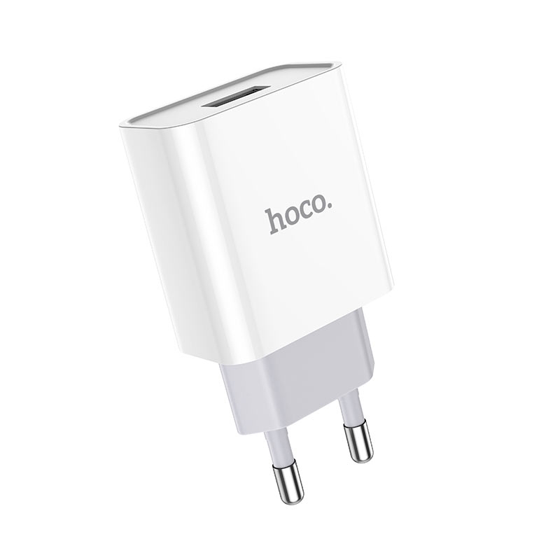 

Сетевое зарядное устройство Hoco C81A Asombroso, USB, 2.1A, белый (HC-27930), C81A Asombroso