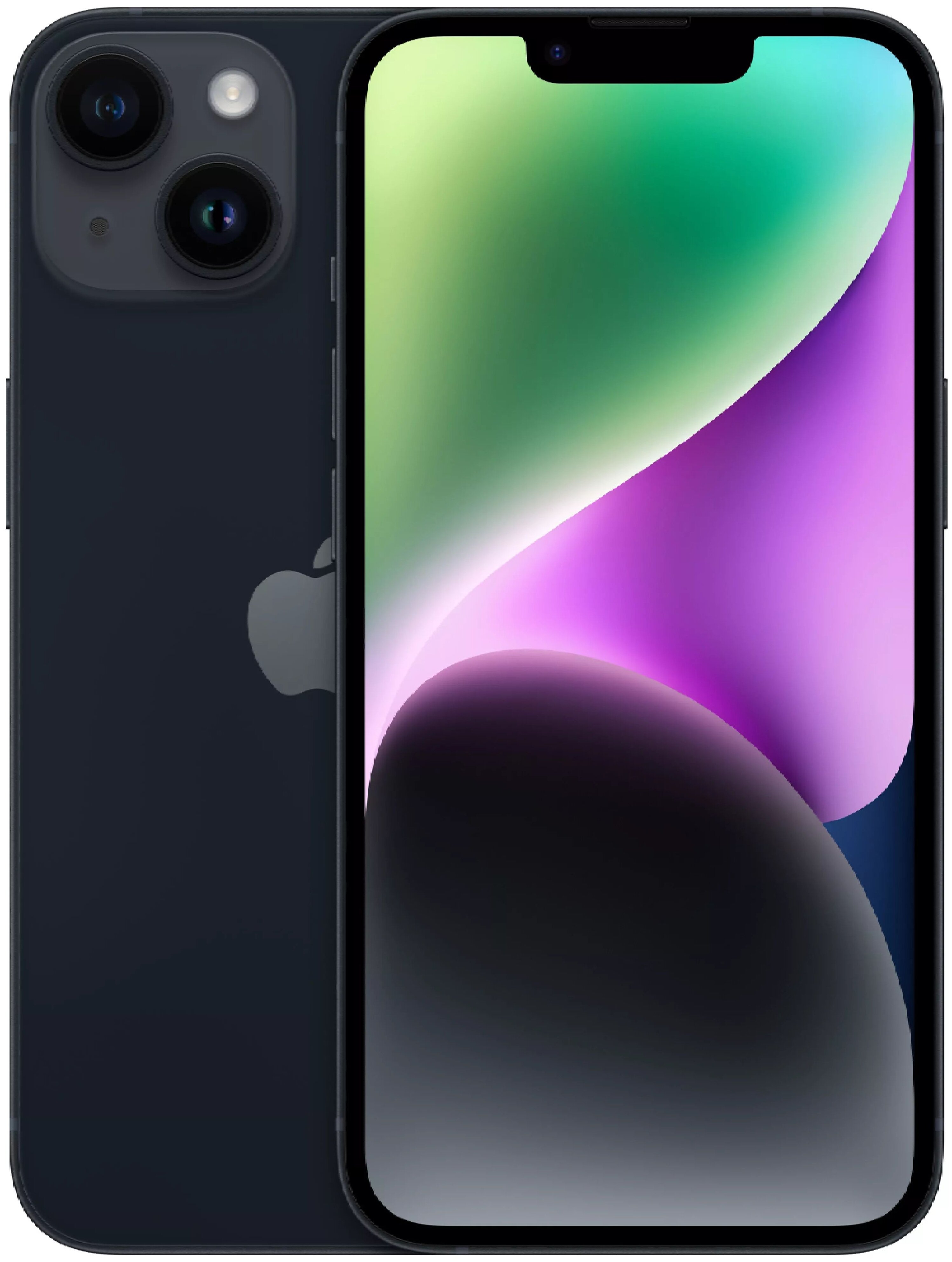 

Смартфон Apple iPhone 14 Plus, 6.7" 1284x2778 OLED, Apple Apple A15 Bionic, 6Gb RAM, 256Gb, 3G/4G/5G, NFC, Wi-Fi, BT, 2xCam, 2-Sim, Lightning, iOS 16, черный (MQ3C3ZA/A), iPhone 14 Plus