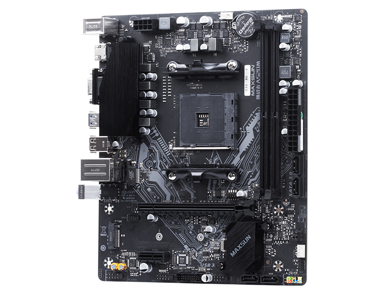 

Материнская плата MaxSun Challenger A520M, SocketAM4, AMD A520, 2xDDR4, PCI-Ex16, 4SATA3, 7.1-ch, GLAN, 2 USB 3.1, VGA, HDMI, mATX, Retail, Challenger A520M