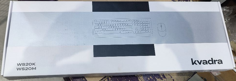 

Клавиатура + мышь Kvadra WS20M, USB, черный (Y20DEVMOS122R), WS20M